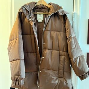 Women's Ultra Mid Puffer Jacket - Dark Brown